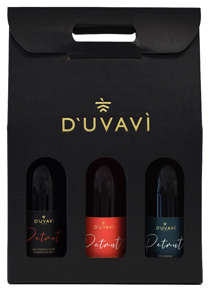 Tripack vino D’Uvavì - Pecorino, Montepulciano e Cerasuolo