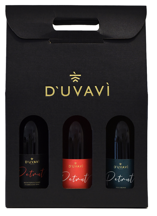 Tripack vino D’Uvavì - Pecorino, Montepulciano e Cerasuolo